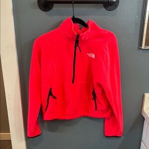 The North Face  Bright Red Fleece Jacket